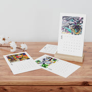 Peace-LoveArtShop presents Vertical Desk Calendar