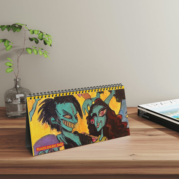 PeaceLoveArt.Shop Presents Desk Calendar 2023