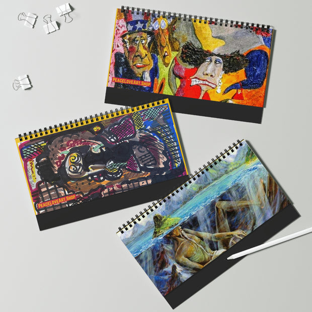 PeaceLoveArt.Shop Presents Desk Calendar 2023