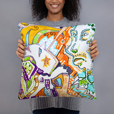 Abstract Art Printed Basic Pillow