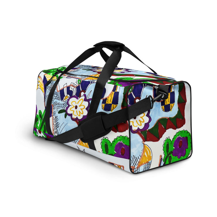 Abstract Art Printed Duffle bag