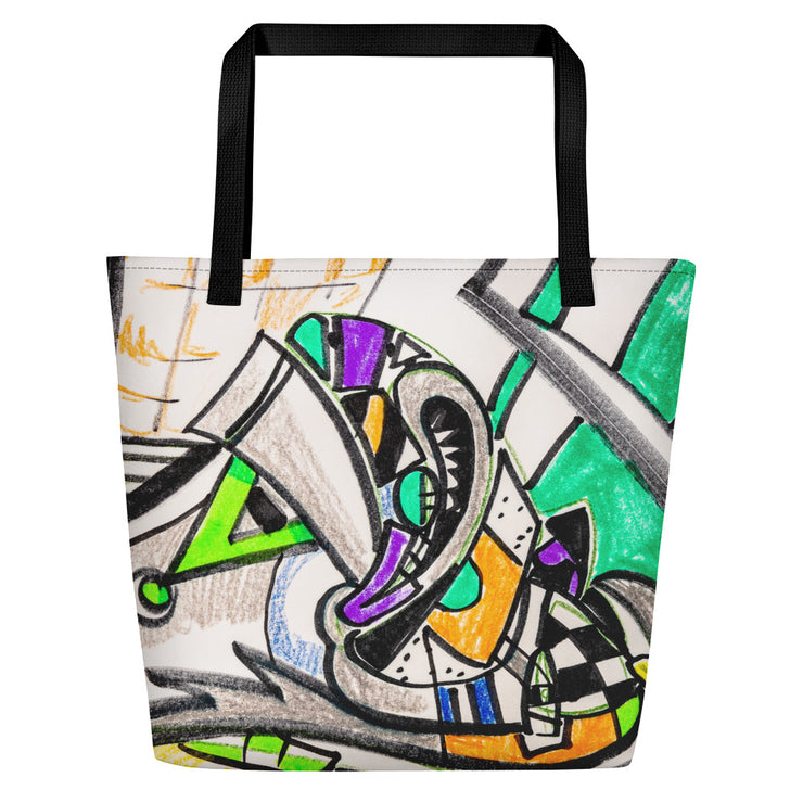 Abstract Art Beach Bag