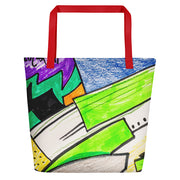 Abstract Art Beach Bag