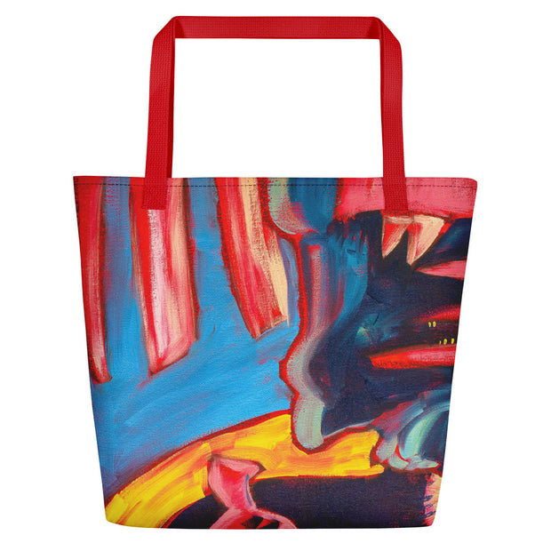 Abstract Art Beach Bag