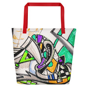 Abstract Art Beach Bag