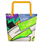 Abstract Art Beach Bag