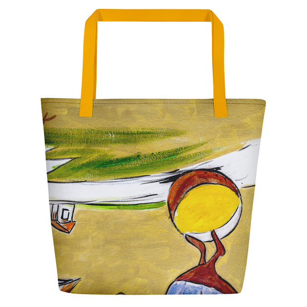 Player Art Beach Bag