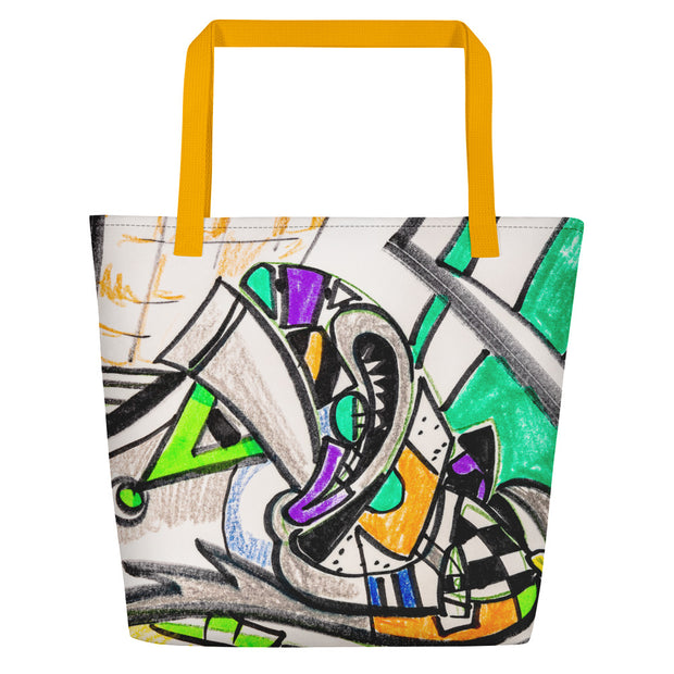 Abstract Art Beach Bag