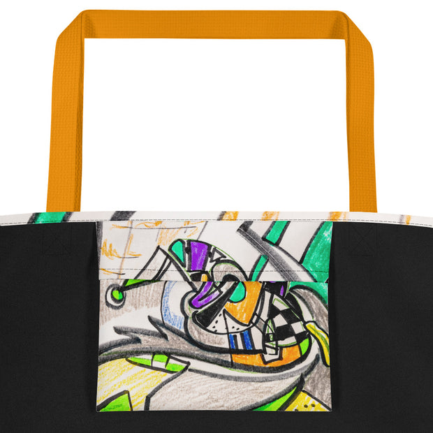 Abstract Art Beach Bag