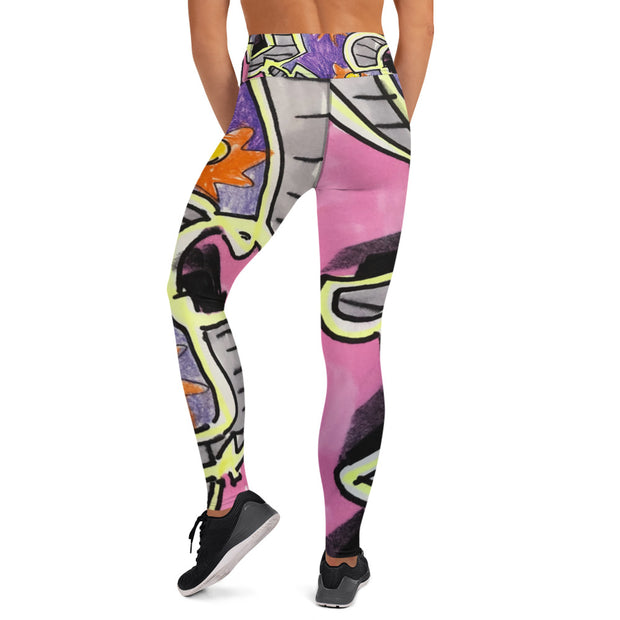 Abstract Art women Yoga Leggings