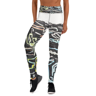 Abstract Art women Yoga Leggings