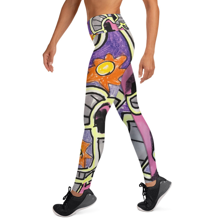 Abstract Art women Yoga Leggings