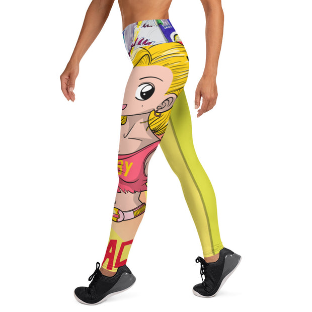 Abstract Art women Yoga Leggings