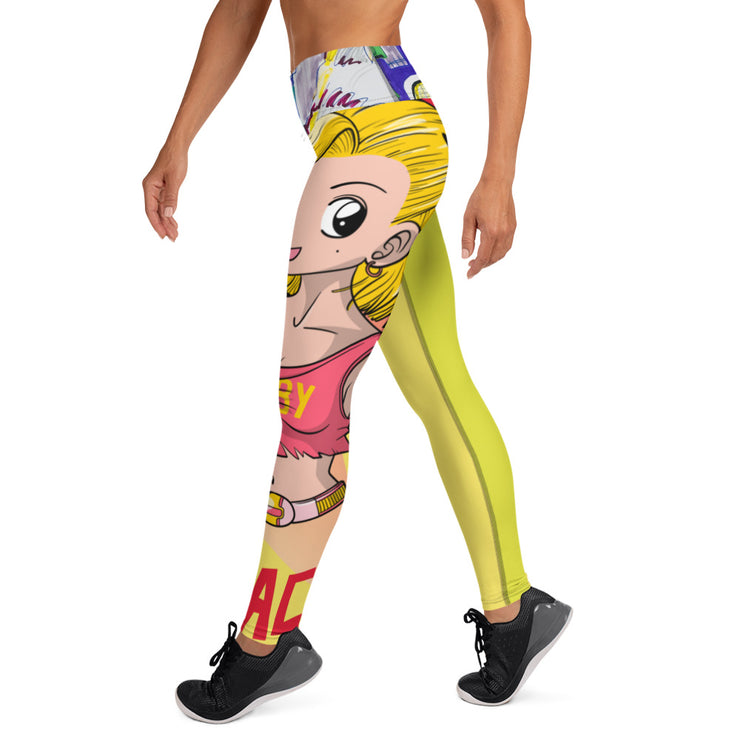 Abstract Art women Yoga Leggings