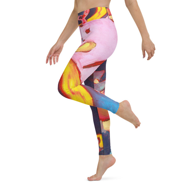 Abstract Art women Yoga Leggings