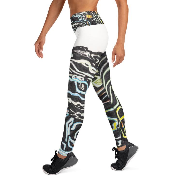 Abstract Art women Yoga Leggings