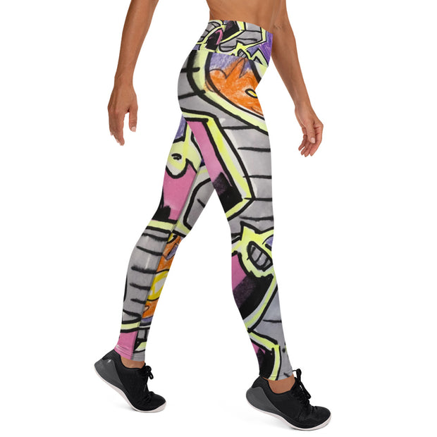 Abstract Art women Yoga Leggings