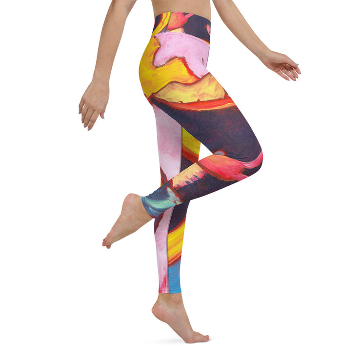 Abstract Art women Yoga Leggings