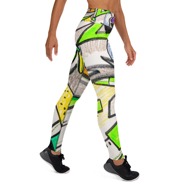 Abstract Art women Yoga Leggings