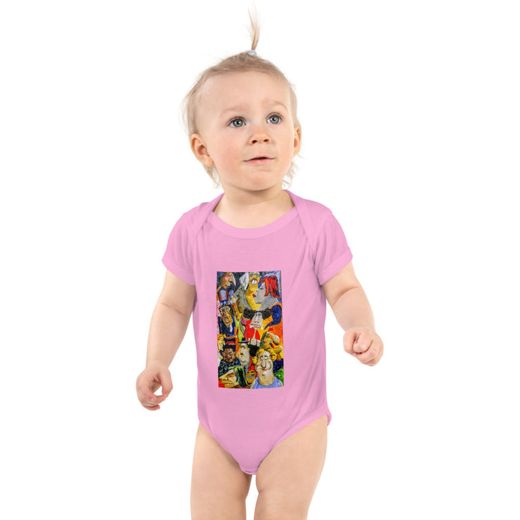 Find Peace Face Infant Bodysuit