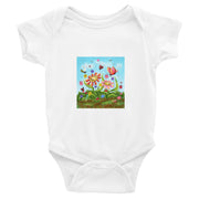 Flower Art Print Infant Bodysuit