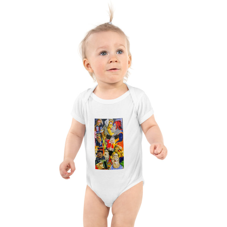 Find Peace Face Infant Bodysuit