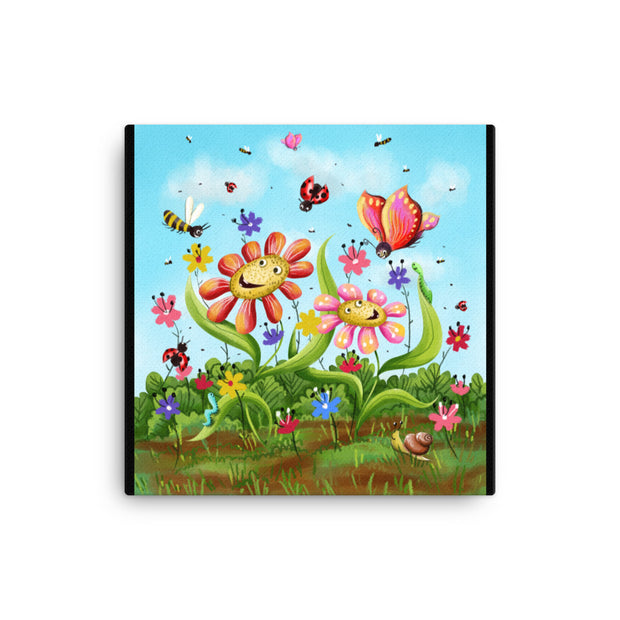 Flower Art print On Canvas