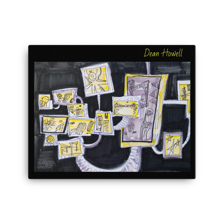 Dean Howell Handmade Art Printed On Canvas