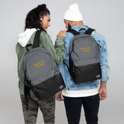 Peace-Love Art Shop Embroidered Champion Backpack