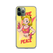 All iPhone Case Peace-Love Girl Printed Art