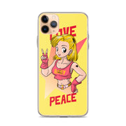 All iPhone Case Peace-Love Girl Printed Art