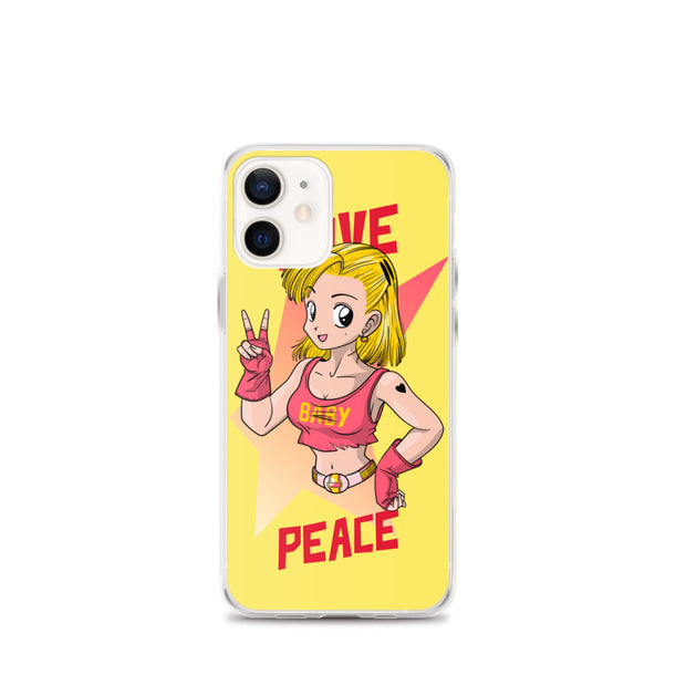 All iPhone Case Peace-Love Girl Printed Art