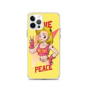 All iPhone Case Peace-Love Girl Printed Art