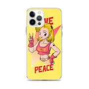 All iPhone Case Peace-Love Girl Printed Art