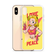 All iPhone Case Peace-Love Girl Printed Art