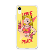 All iPhone Case Peace-Love Girl Printed Art