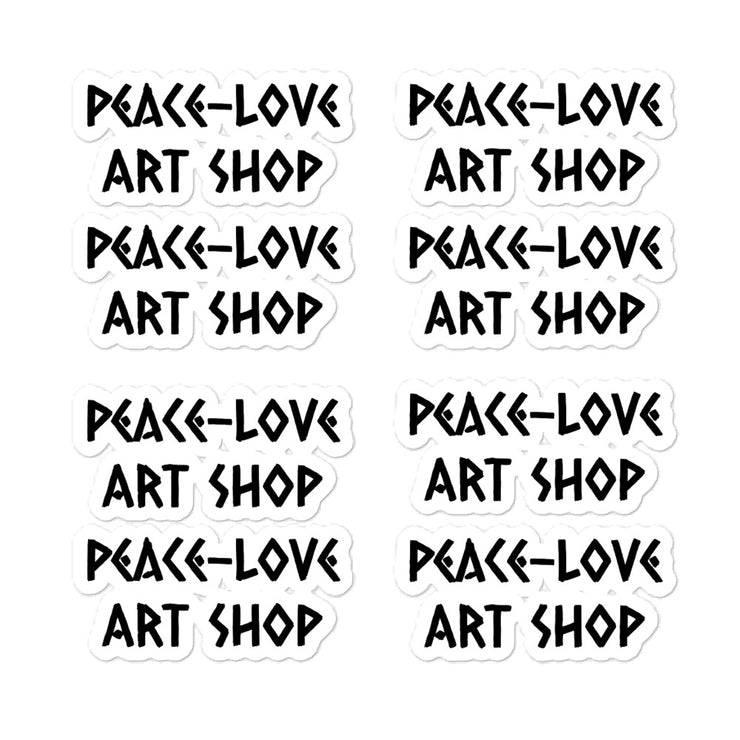 Stickers Peace-Love Art Shop