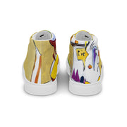 Player Art  Men’s high top canvas shoes