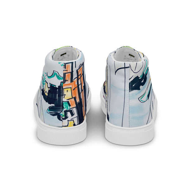 Art Men’s high top canvas shoes