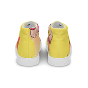 A Peace-Love Men’s high top canvas shoes