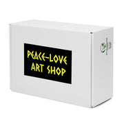 A Peace Lover Men’s high top canvas shoes