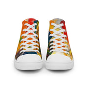 Men’s high top canvas shoes