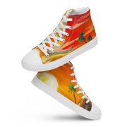 Men’s high top canvas shoes