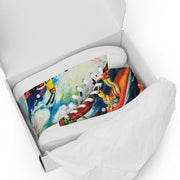 Sea Surf Art Men’s high top canvas shoes