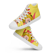 A Peace-Love Men’s high top canvas shoes