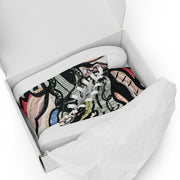 A Peace-Love Men’s high top canvas shoes