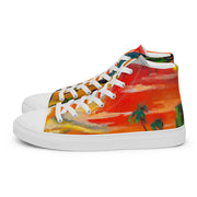 Men’s high top canvas shoes