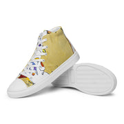 Player Art  Men’s high top canvas shoes