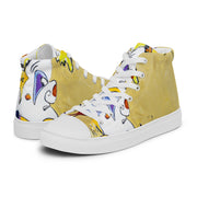 Player Art  Men’s high top canvas shoes