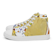 Player Art  Men’s high top canvas shoes